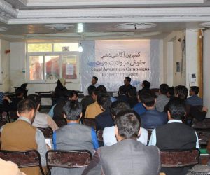 کمپاین آکاهی دهی حقوقی و نمایش تئاتر مشارکتی در ولایت هرات